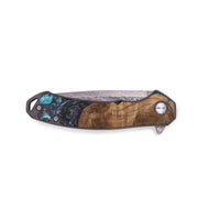 EDC Wood+Resin Pocket Knife - Roosevelt (Purple, 703023)