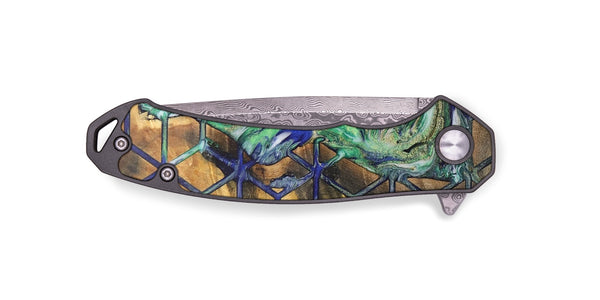EDC Wood+Resin Pocket Knife - Amaya (Pattern, 703031)