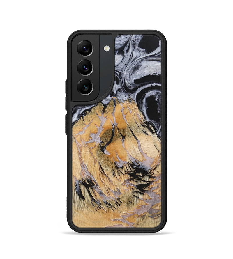 Galaxy S22 Wood+Resin Phone Case - Waylon (Pattern, 703104)