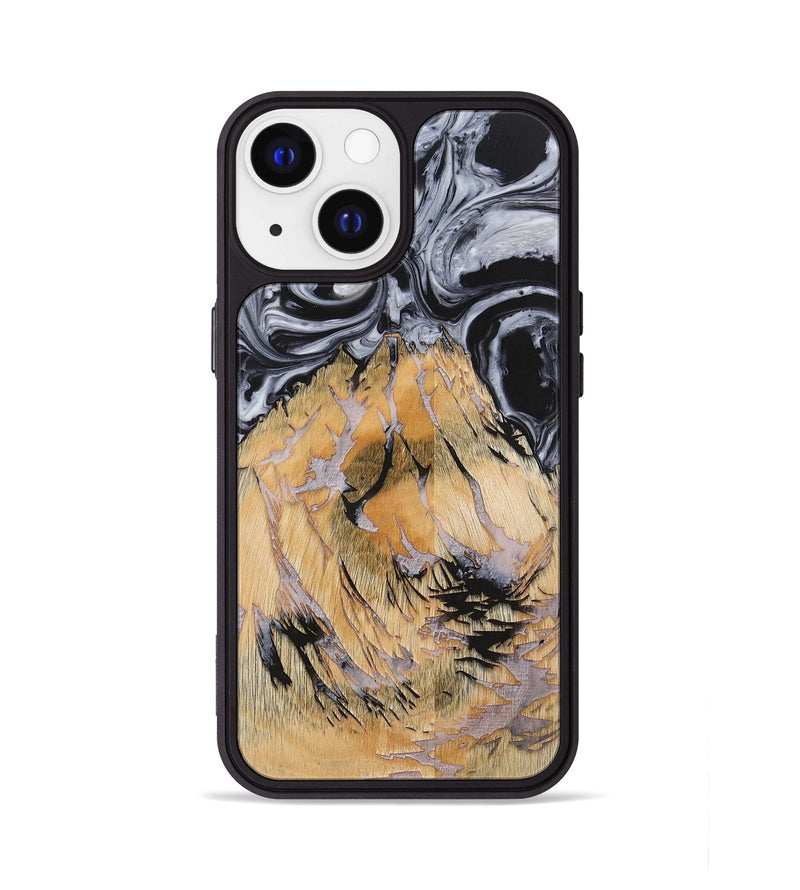 iPhone 13 Wood+Resin Phone Case - Waylon (Pattern, 703104)