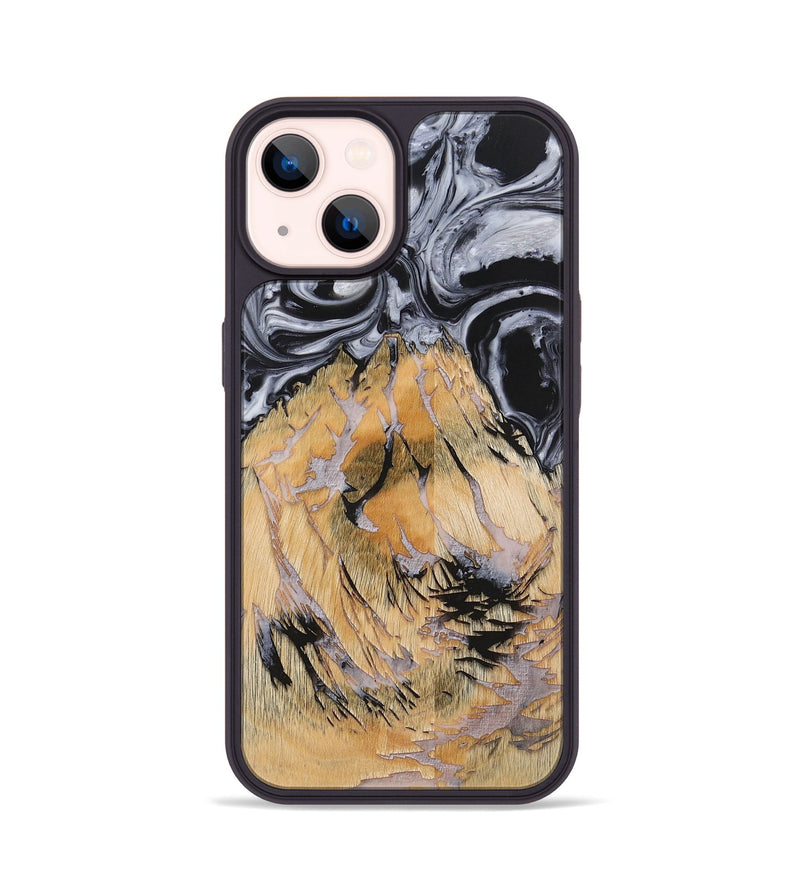 iPhone 14 Wood+Resin Phone Case - Waylon (Pattern, 703104)
