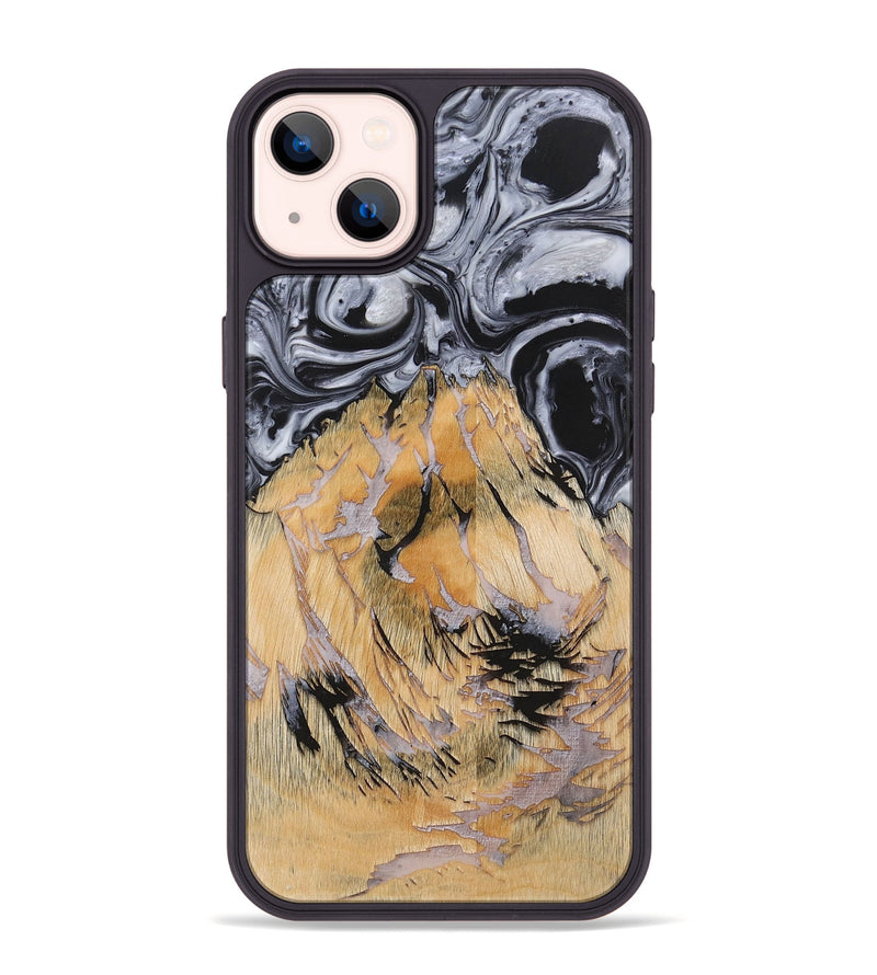 iPhone 14 Plus Wood+Resin Phone Case - Waylon (Pattern, 703104)