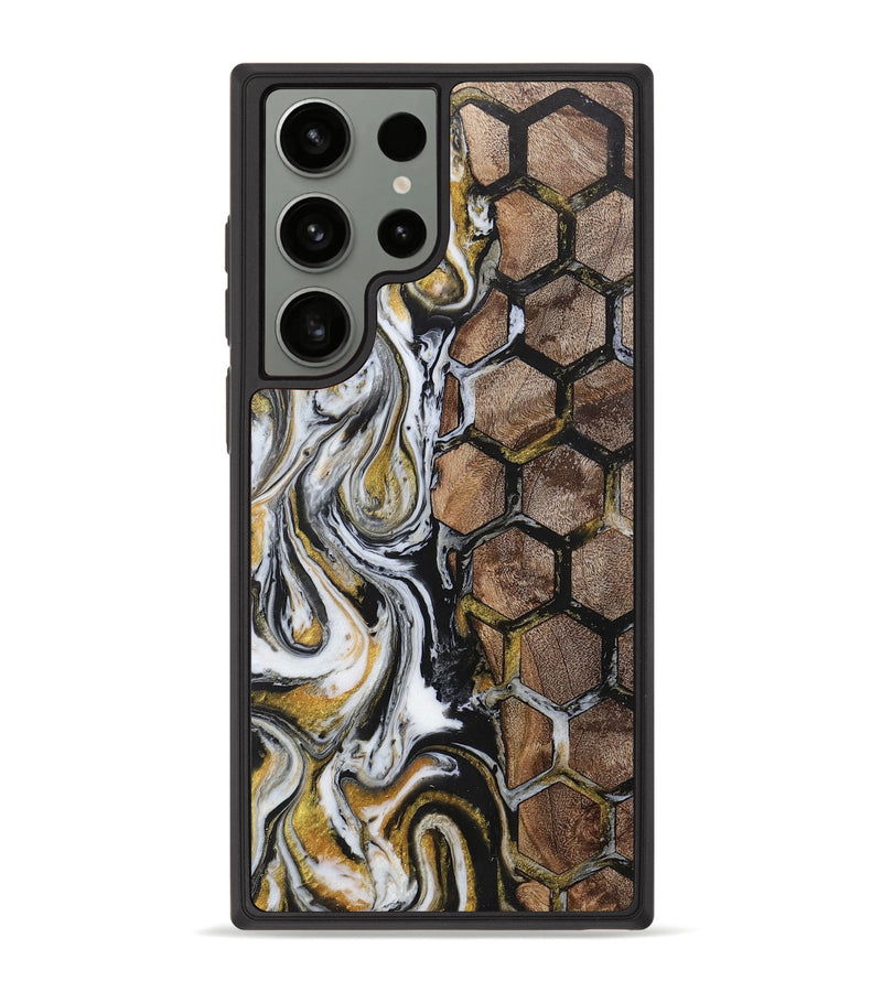 Galaxy S23 Ultra Wood+Resin Phone Case - Remington (Pattern, 703107)