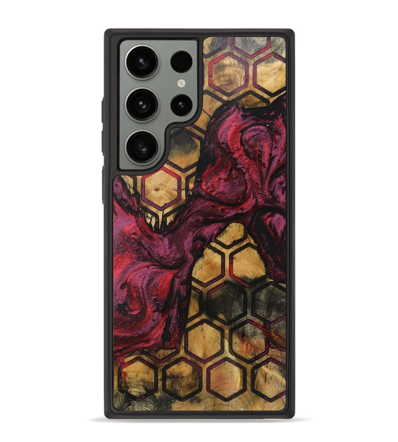 Galaxy S23 Ultra Wood+Resin Phone Case - Thomas (Pattern, 703108)