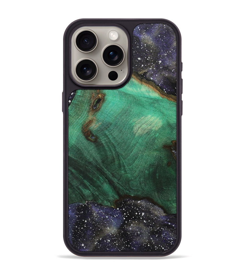 iPhone 15 Pro Max Wood+Resin Phone Case - Victoria (Cosmos, 703136)