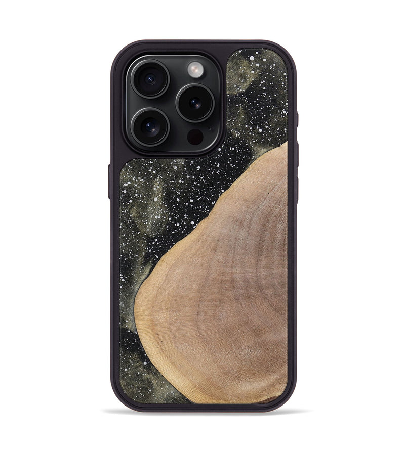 iPhone 15 Pro Wood+Resin Phone Case - Glenda (Cosmos, 703137)
