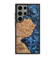Galaxy S23 Ultra Wood+Resin Phone Case - Jerome (Blue, 703150)