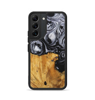 Galaxy S22 Wood+Resin Phone Case - Sydney (Black & White, 703183)