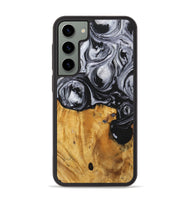 Galaxy S23 Plus Wood+Resin Phone Case - Sydney (Black & White, 703183)