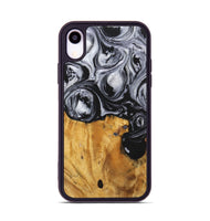 iPhone Xr Wood+Resin Phone Case - Sydney (Black & White, 703183)