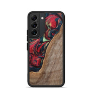 Galaxy S22 Wood+Resin Phone Case - Carolyn (Red, 703197)
