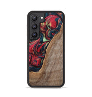 Galaxy S23 Wood+Resin Phone Case - Carolyn (Red, 703197)