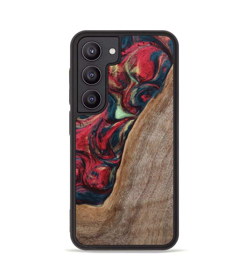 Galaxy S23 Wood+Resin Phone Case - Carolyn (Red, 703197)