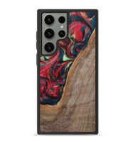 Galaxy S23 Ultra Wood+Resin Phone Case - Carolyn (Red, 703197)