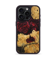 iPhone 15 Pro Wood+Resin Phone Case - Gail (Red, 703202)