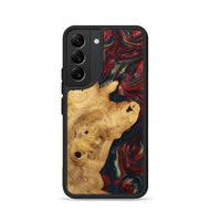 Galaxy S22 Wood+Resin Phone Case - Keegan (Red, 703206)
