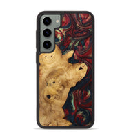 Galaxy S23 Plus Wood+Resin Phone Case - Keegan (Red, 703206)