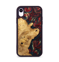 iPhone Xr Wood+Resin Phone Case - Keegan (Red, 703206)