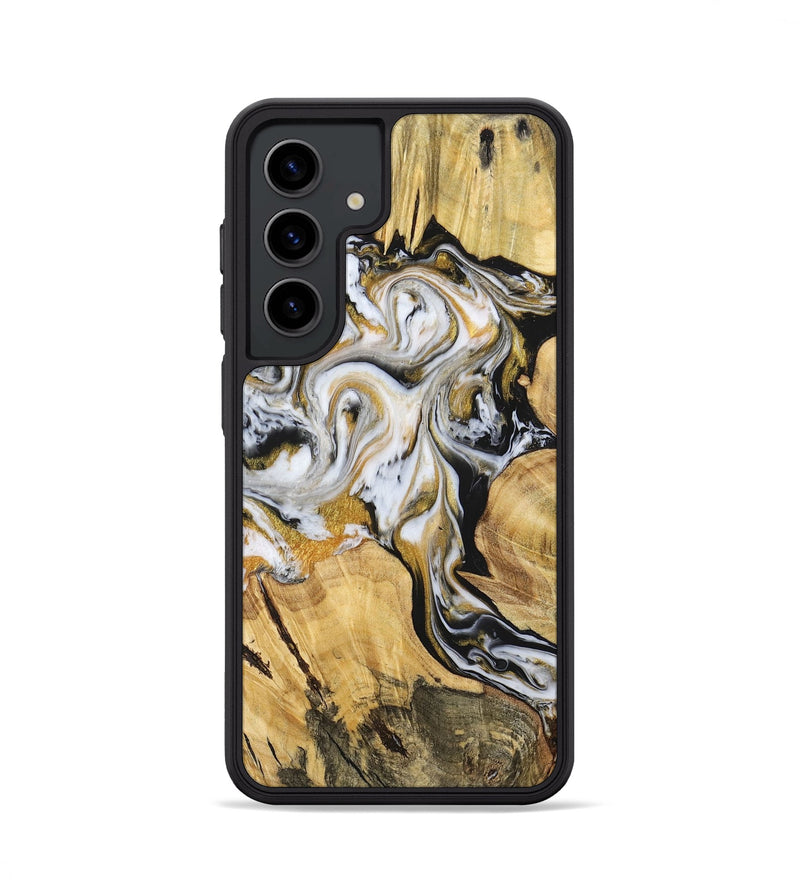 Galaxy S24 Wood+Resin Phone Case - John (Mosaic, 703214)