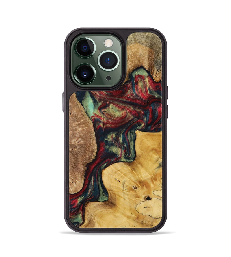 iPhone 13 Pro Wood+Resin Phone Case - Gertrude (Mosaic, 703219)