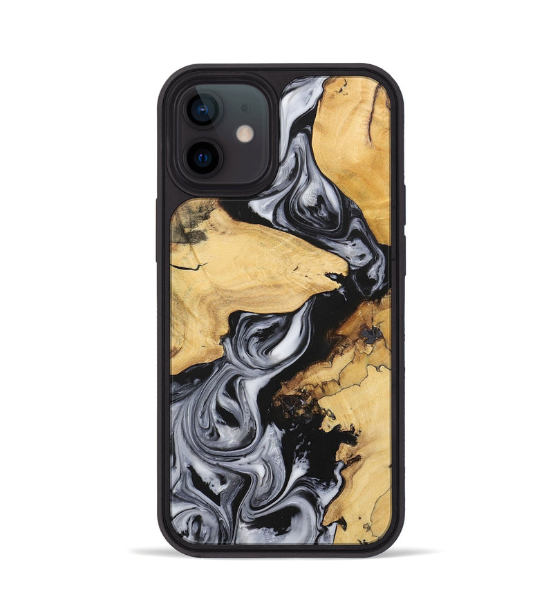 iPhone 12 Wood+Resin Phone Case - Omar (Mosaic, 703229)