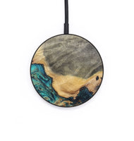 Circle Wood+Resin Wireless Charger - Faith (Teal & Gold, 703273)