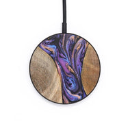 Circle Wood+Resin Wireless Charger - Jonah (Purple, 703296)