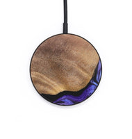 Circle Wood+Resin Wireless Charger - Wilma (Purple, 703297)