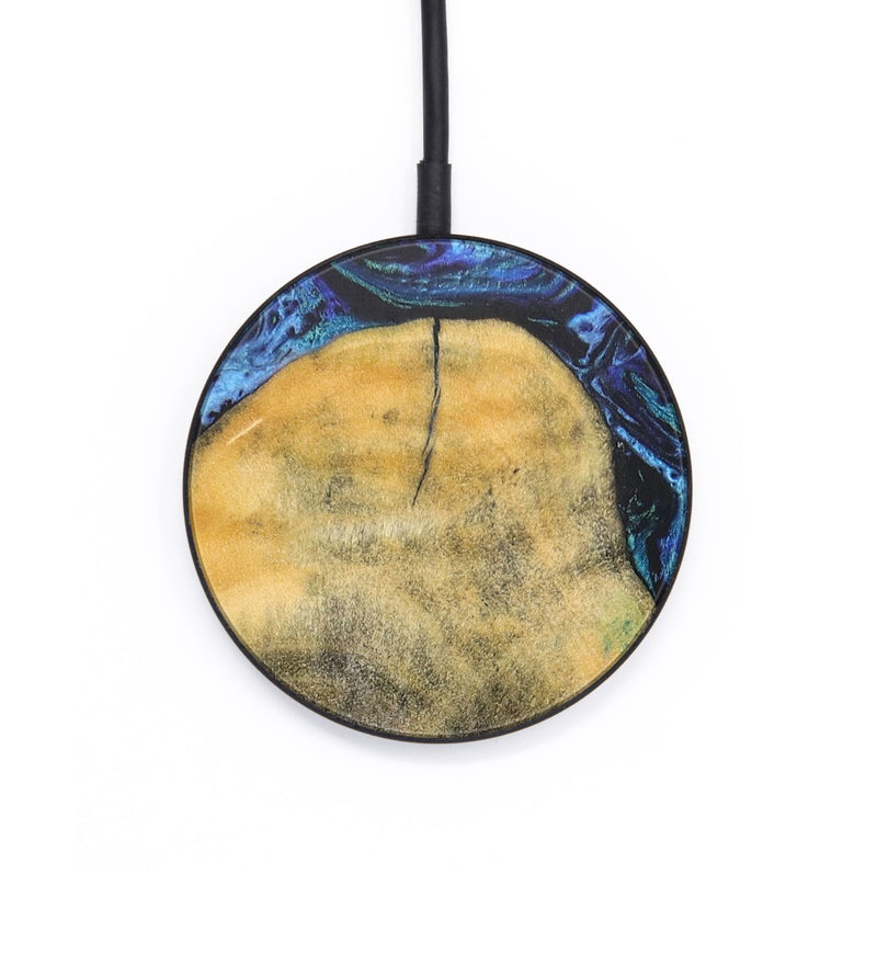 Circle Wood+Resin Wireless Charger - Trista (Blue, 703302)