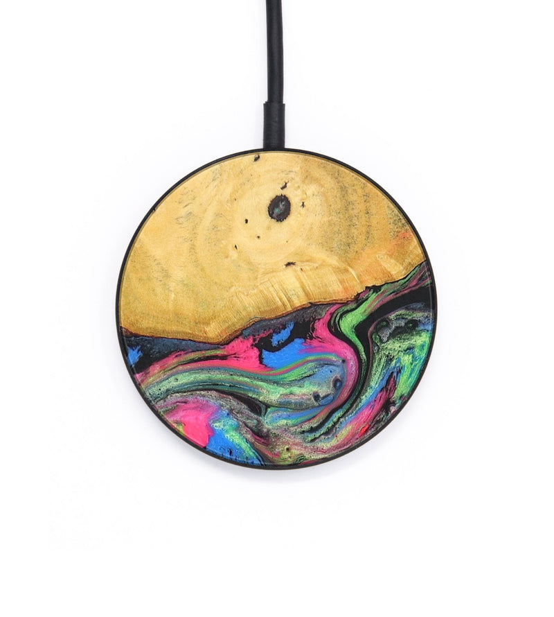 Circle Wood+Resin Wireless Charger - Lamont (Blue, 703305)