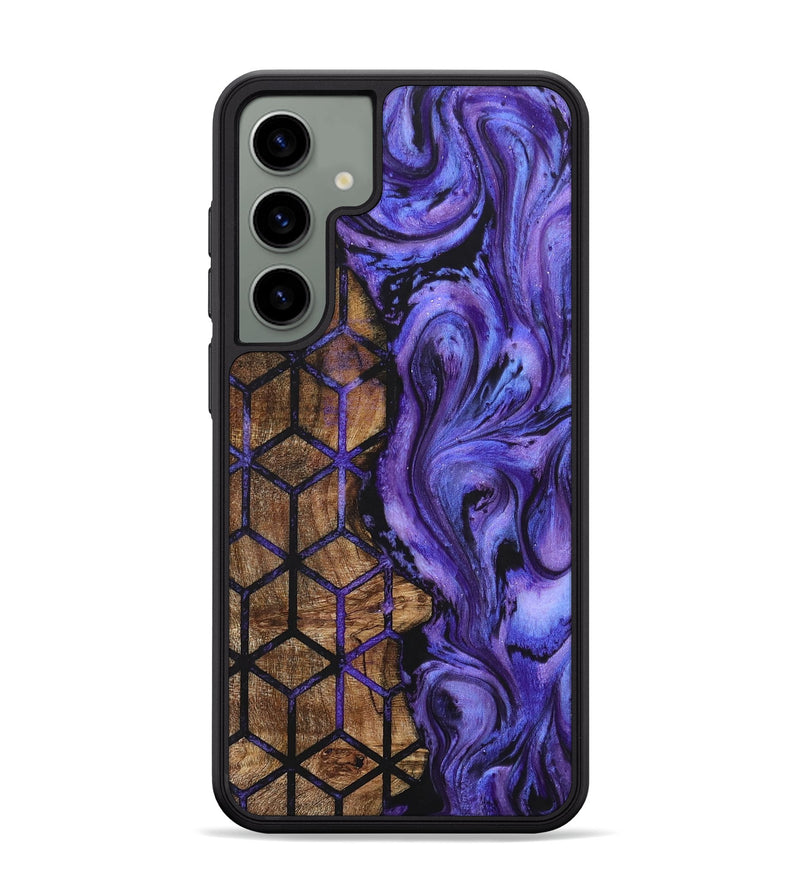 Galaxy S24 Plus Wood+Resin Phone Case - Maude (Pattern, 703332)