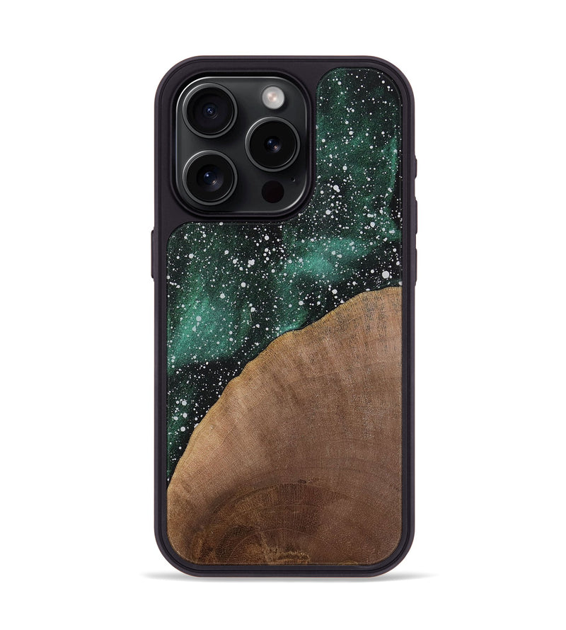 iPhone 15 Pro Wood+Resin Phone Case - Jami (Cosmos, 703336)