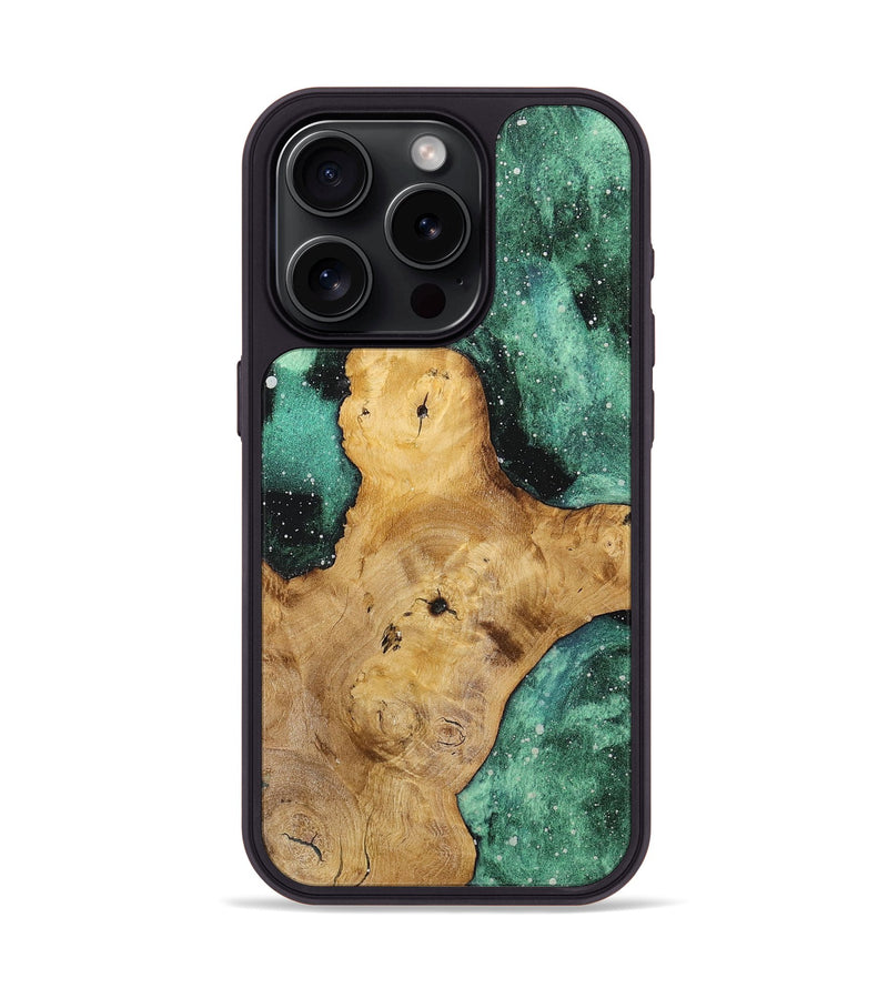 iPhone 15 Pro Wood+Resin Phone Case - Heather (Cosmos, 703341)