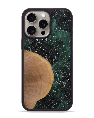 iPhone 15 Pro Max Wood+Resin Phone Case - Katlyn (Cosmos, 703342)