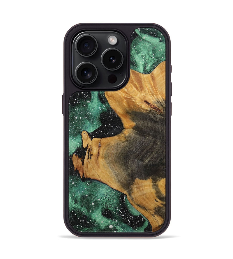 iPhone 15 Pro Wood+Resin Phone Case - Byron (Cosmos, 703346)
