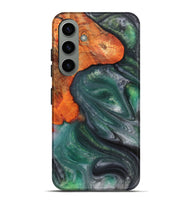 Galaxy S24 Plus Wood+Resin Live Edge Phone Case - Jeremiah (Green, 703373)