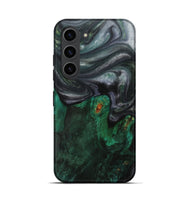 Galaxy S23 Wood+Resin Live Edge Phone Case - Julio (Green, 703374)