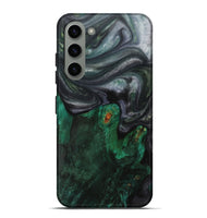 Galaxy S23 Plus Wood+Resin Live Edge Phone Case - Julio (Green, 703374)