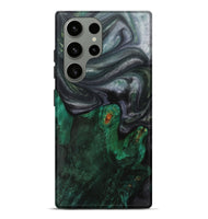 Galaxy S23 Ultra Wood+Resin Live Edge Phone Case - Julio (Green, 703374)