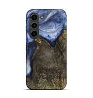 Galaxy S23 Wood+Resin Live Edge Phone Case - Estrella (Blue, 703377)