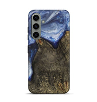 Galaxy S24 Wood+Resin Live Edge Phone Case - Estrella (Blue, 703377)