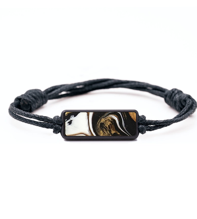 Classic Wood+Resin Bracelet - Kerry (Black & White, 703386)