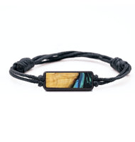 Classic Wood+Resin Bracelet - Nakia (Blue, 703410)