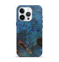 iPhone 15 Pro Wood+Resin Live Edge Phone Case - Jan (Wood Burl, 703572)