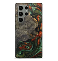 Galaxy S23 Ultra Wood+Resin Live Edge Phone Case - Gracelyn (Green, 703578)