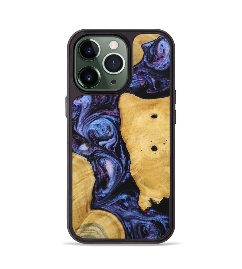 iPhone 13 Pro Wood+Resin Phone Case - Irma (Mosaic, 703611)