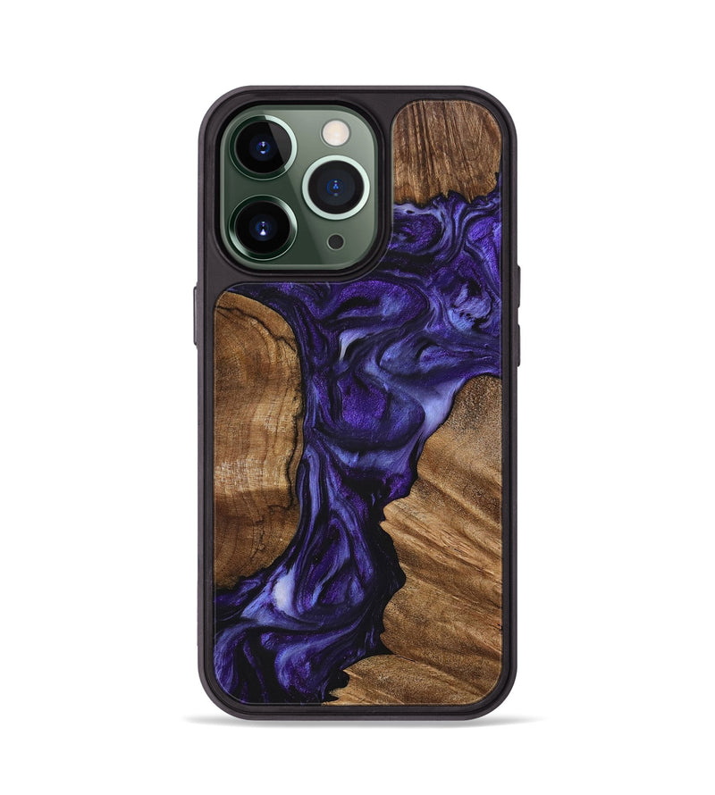 iPhone 13 Pro Wood+Resin Phone Case - Ronda (Mosaic, 703621)