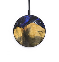 Circle Wood+Resin Wireless Charger - Mikayla (Blue, 703667)