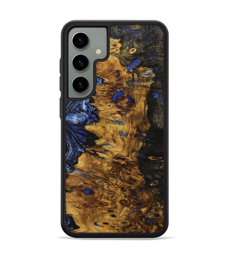 Galaxy S24 Plus Wood+Resin Phone Case - Jenny (Blue, 703727)