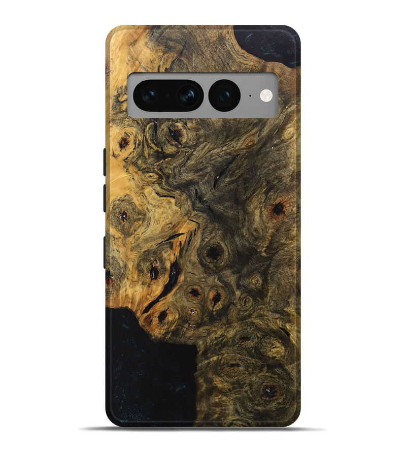 Pixel 7 Pro Wood+Resin Live Edge Phone Case - Brooke (Wood Burl, 703769)